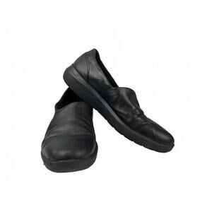 Clarks Women's Black Slip-On Shoes W 12